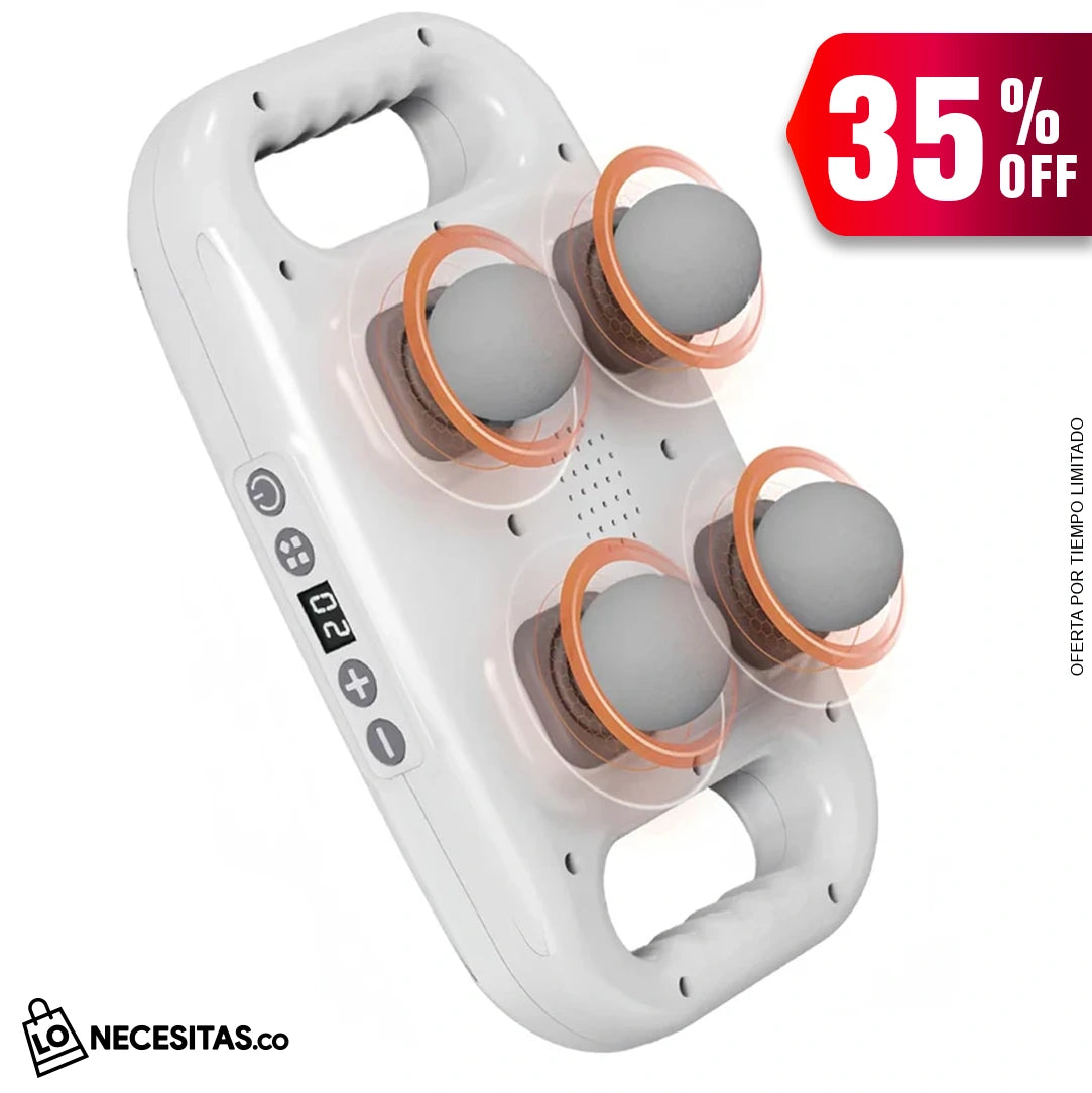 Masajeador 4 cabezas ultra alivio / MasajeMax®