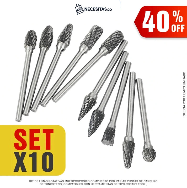 Kit de Limas rotativas