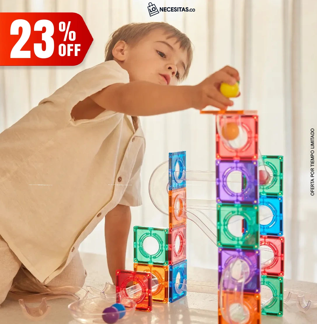 Set De Construcción Tobogán Magnético