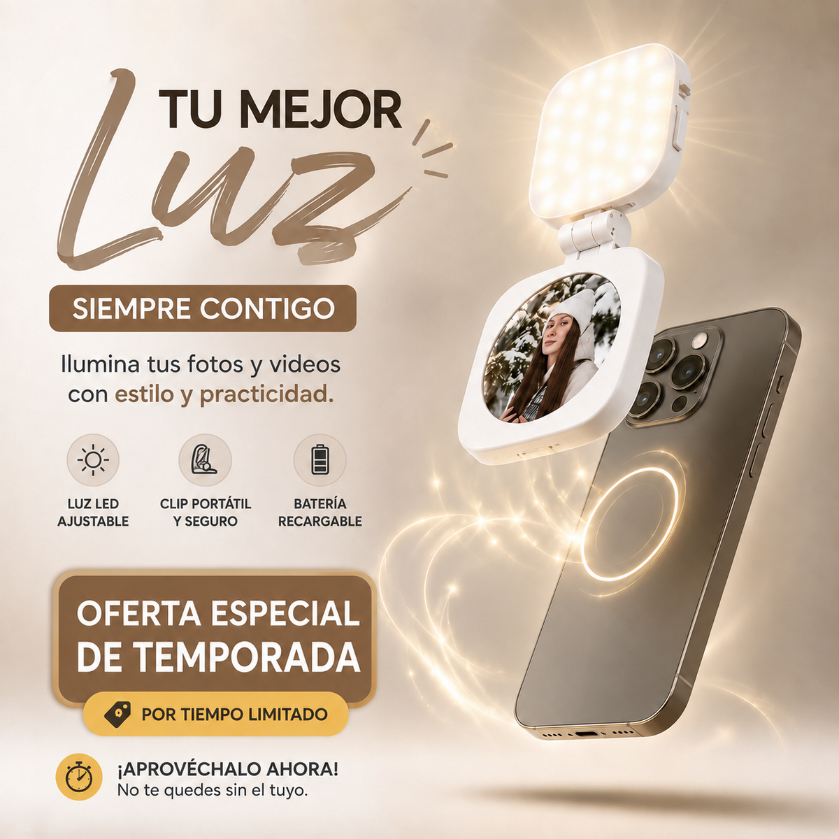 LED Espejo Para Celular