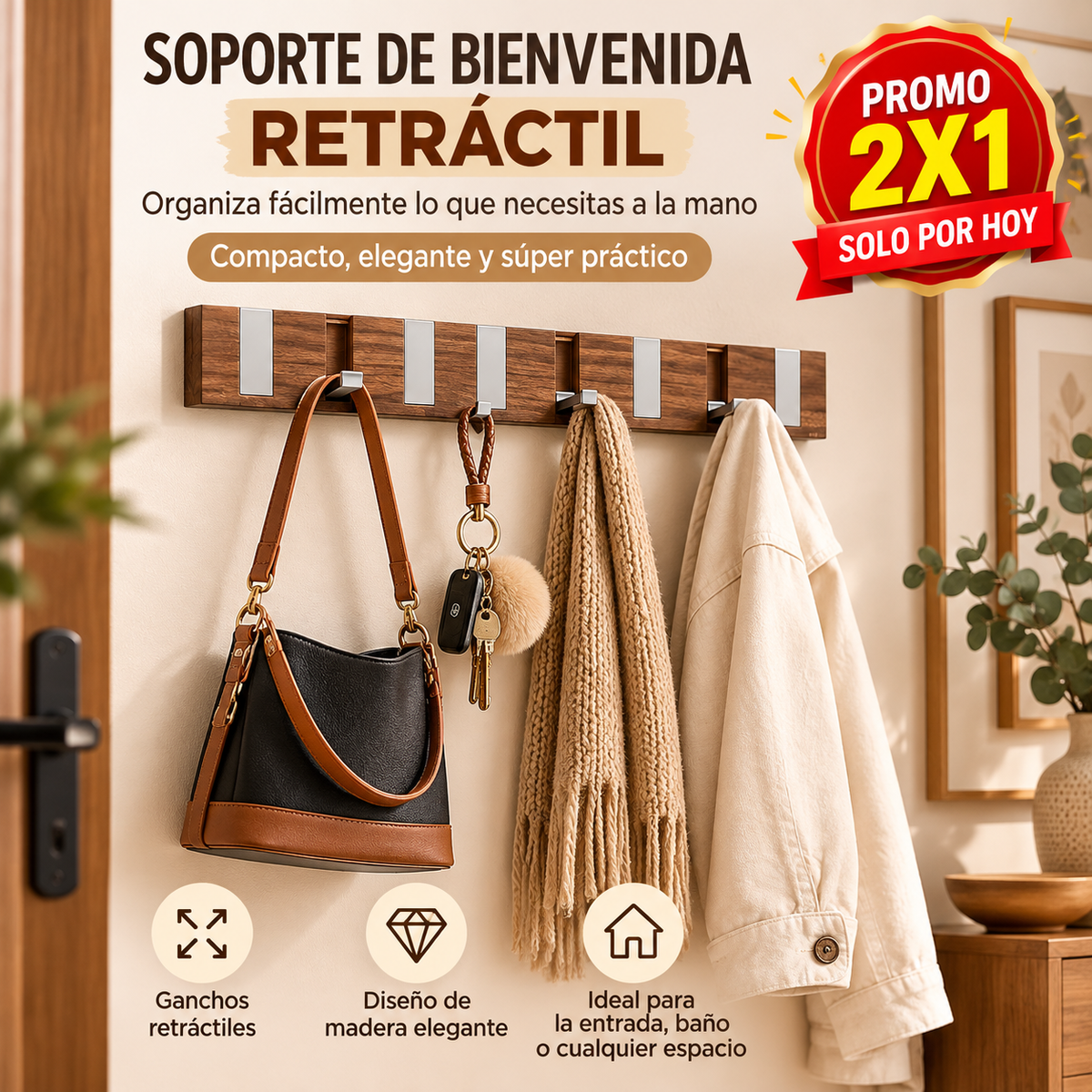 Soporte de Bienvenida x2 unidades