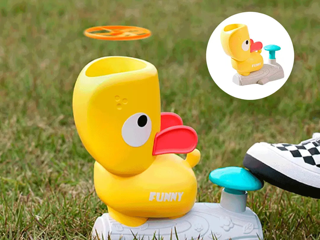 PatoDisco® / Juguete lanzador de discos voladores para niños