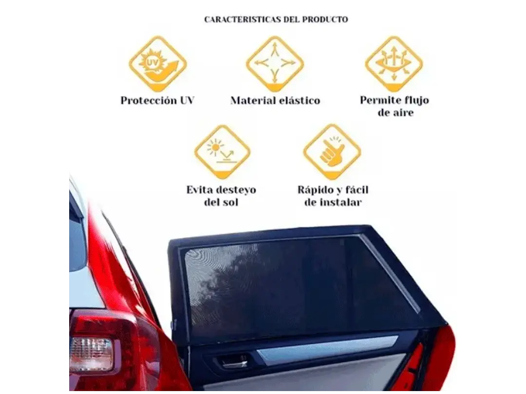 PARASOL PARA VENTANA DE CARRO SET X4