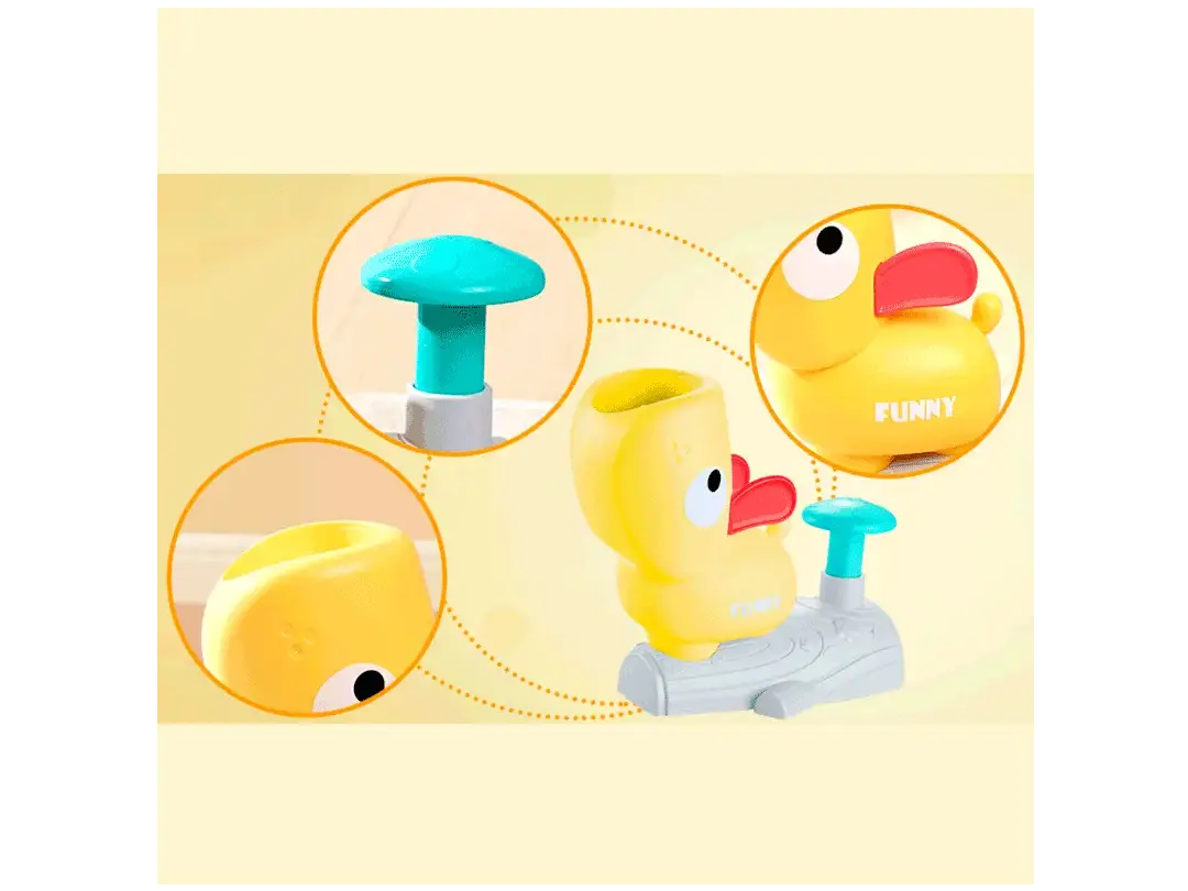 PatoDisco® / Juguete lanzador de discos voladores para niños