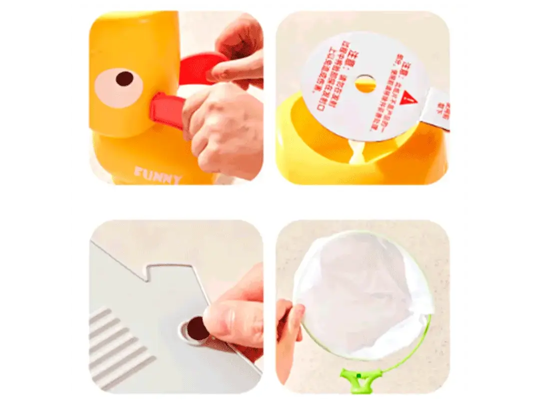 PatoDisco® / Juguete lanzador de discos voladores para niños