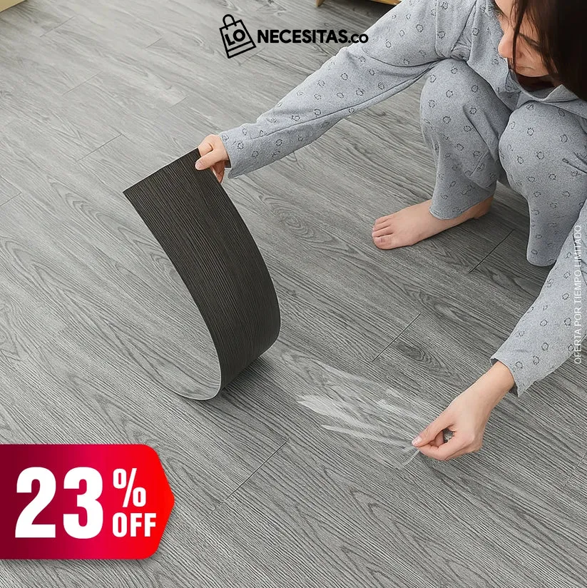 Piso adhesivo de PVC