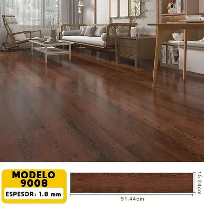 Piso adhesivo de PVC