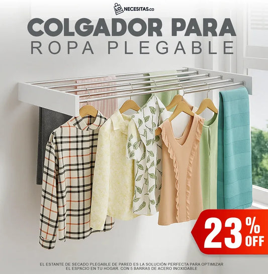 COLGADOR DE ROPA PARED